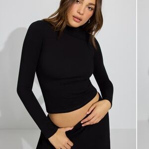 GARAGE Estelle Mock Neck T Shirt